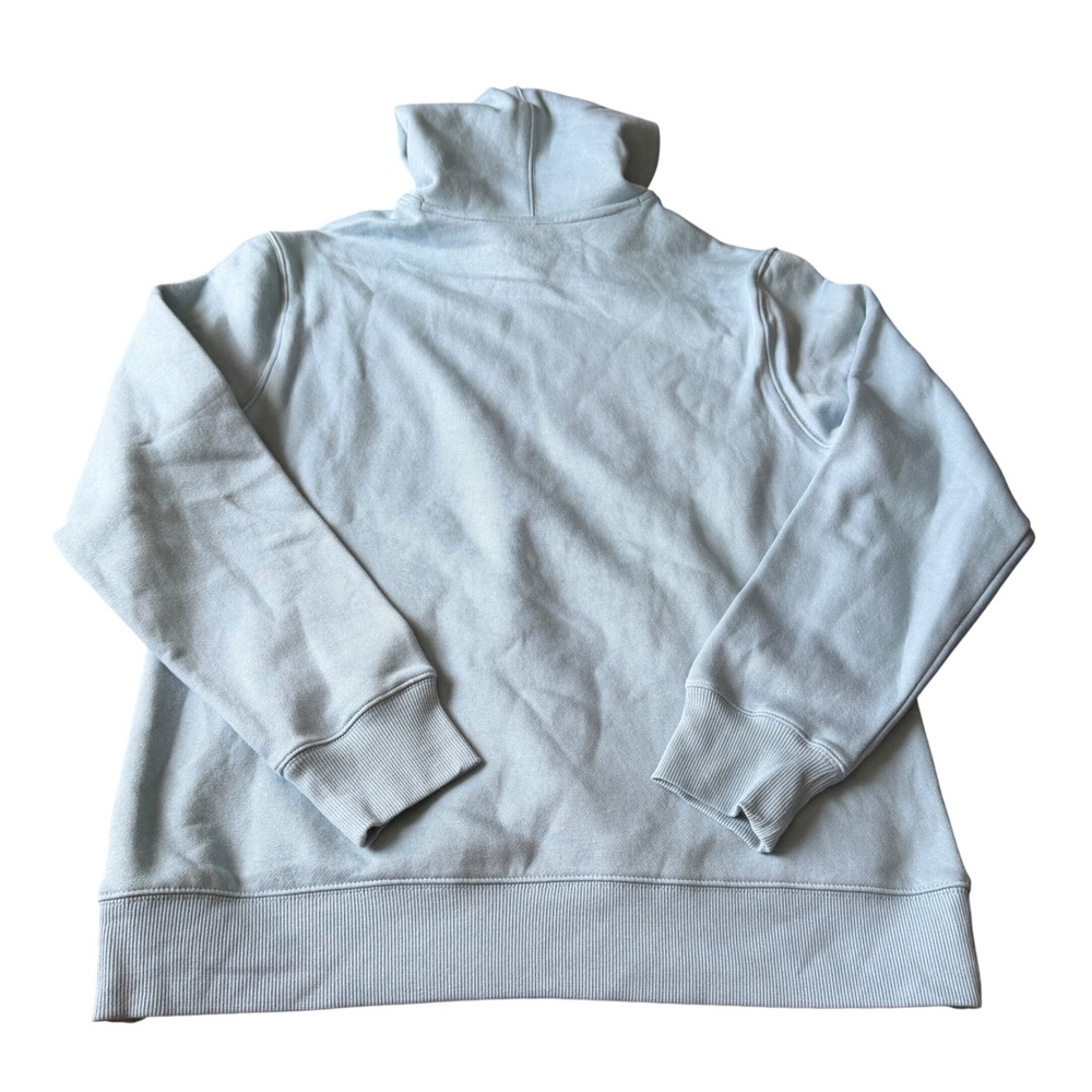 Charley Harper Scary Scenario Hoodie Large Blue Polar Bear Cardinal Cotton - Picture 3 of 7